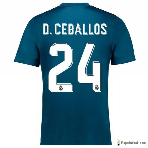 Camiseta Real Madrid Replica Tercera Ropa D.Ceballos 2017/18